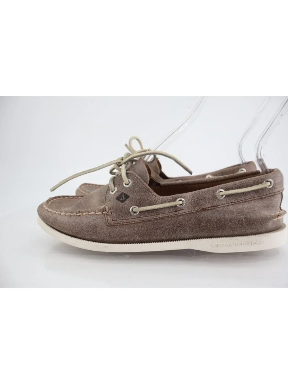 Sperry Women's Top Sider Boat Shoe Loafer Slip On Shoe Size 8 Brown Tan Comfy